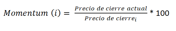 Estrategia de inversion momentum